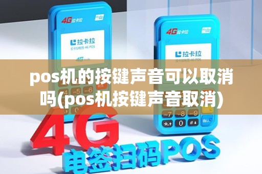 pos机的按键声音可以取消吗(pos机按键声音取消)
