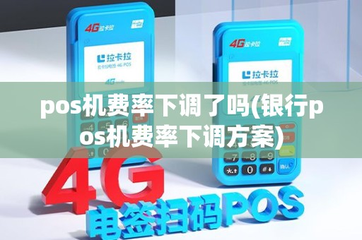 pos机费率下调了吗(银行pos机费率下调方案) pos机费率下调了吗(银行pos机费率下调方案)
