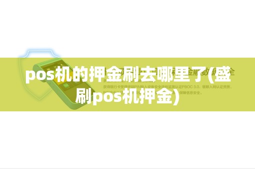 pos机的押金刷去哪里了(盛刷pos机押金) pos机的押金刷去哪里了(盛刷pos机押金)