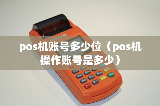 pos机账号多少位（pos机操作账号是多少）