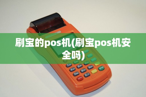 刷宝的pos机(刷宝pos机安全吗)