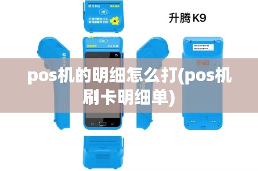 pos机的明细怎么打(pos机刷卡明细单) pos机的明细怎么打(pos机刷卡明细单)