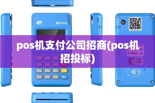 pos机支付公司招商(pos机招投标)