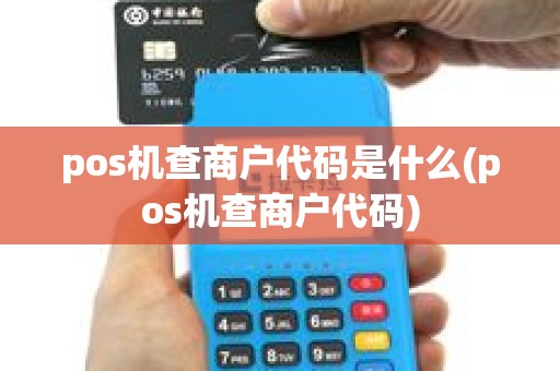 pos机查商户代码是什么(pos机查商户代码)