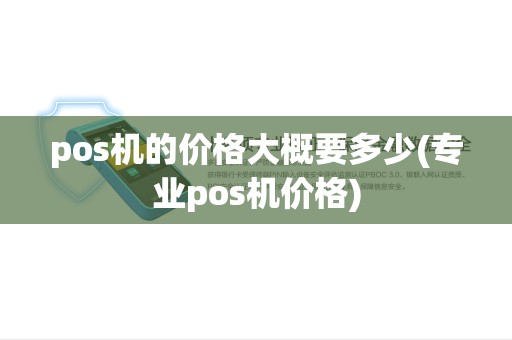 pos机的价格大概要多少(专业pos机价格) pos机的价格大概要多少(专业pos机价格)