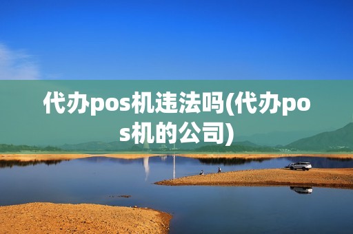 代办pos机违法吗(代办pos机的公司)