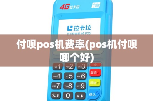 付呗pos机费率(pos机付呗哪个好)