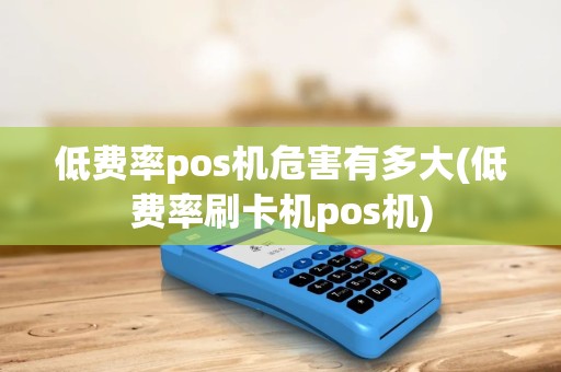 低费率pos机危害有多大(低费率刷卡机pos机)