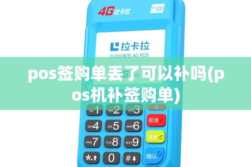 pos签购单丢了可以补吗(pos机补签购单)
