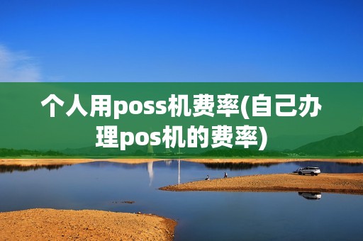 个人用poss机费率(自己办理pos机的费率)