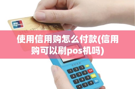 使用信用购怎么付款(信用购可以刷pos机吗)