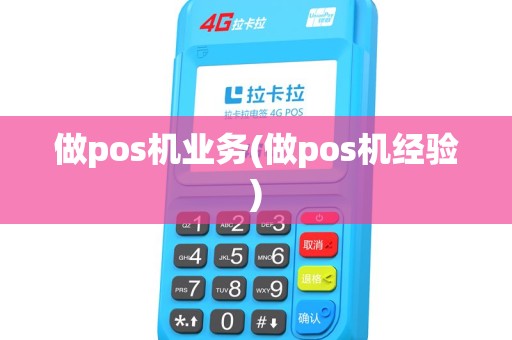 做pos机业务(做pos机经验)