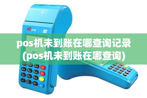 pos机未到账在哪查询记录(pos机未到账在哪查询) pos机未到账在哪查询记录(pos机未到账在哪查询)