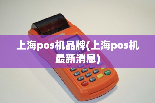 上海pos机品牌(上海pos机最新消息)