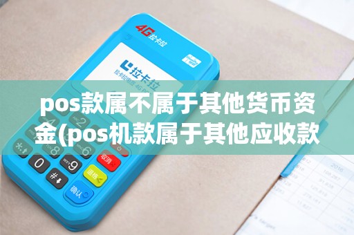 pos款属不属于其他货币资金(pos机款属于其他应收款)