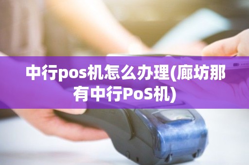 中行pos机怎么办理(廊坊那有中行PoS机) 中行pos机怎么办理(廊坊那有中行PoS机)