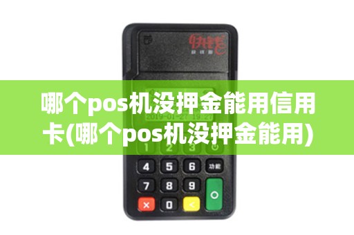 哪个pos机没押金能用信用卡(哪个pos机没押金能用)