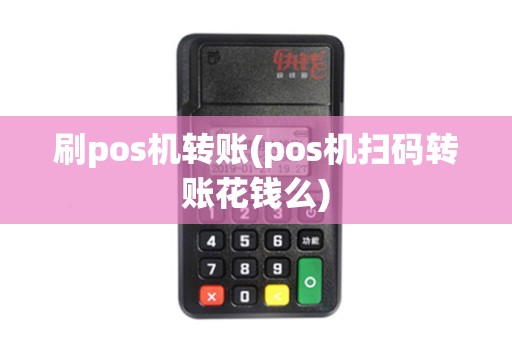 刷pos机转账(pos机扫码转账花钱么)