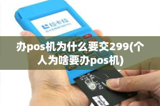 办pos机为什么要交299(个人为啥要办pos机)