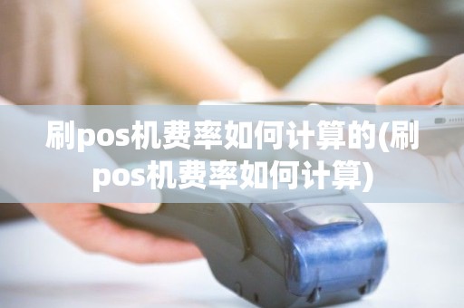 刷pos机费率如何计算的(刷pos机费率如何计算)