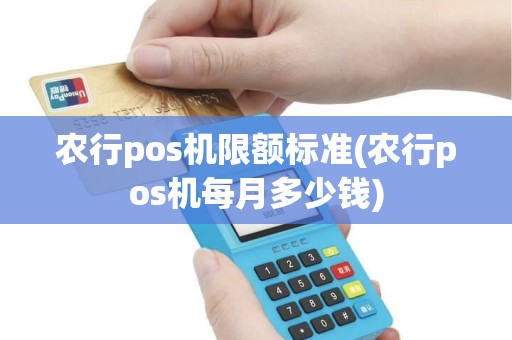 农行pos机限额标准(农行pos机每月多少钱)