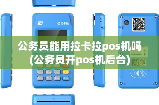 公务员能用拉卡拉pos机吗(公务员开pos机后台)
