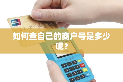 如何查自己的商户号是多少呢？