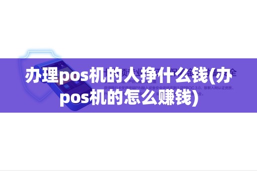 办理pos机的人挣什么钱(办pos机的怎么赚钱)