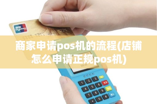 商家申请pos机的流程(店铺怎么申请正规pos机)