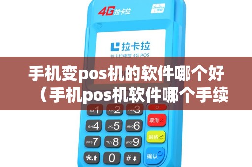 手机变pos机的软件哪个好（手机pos机软件哪个手续费低）