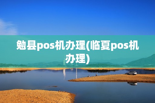 勉县pos机办理(临夏pos机办理)