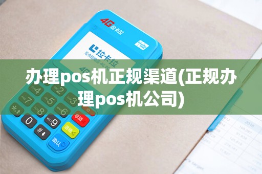 办理pos机正规渠道(正规办理pos机公司)