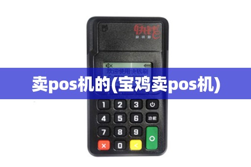 卖pos机的(宝鸡卖pos机)