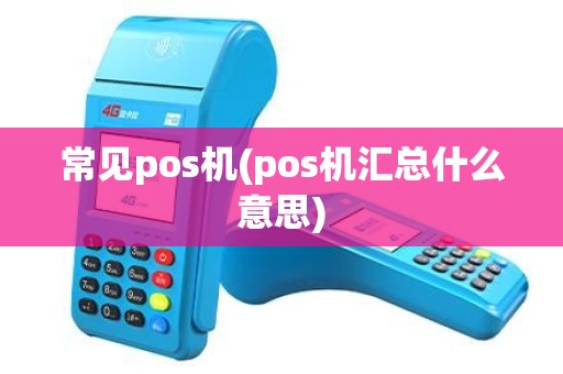 常见pos机(pos机汇总什么意思)