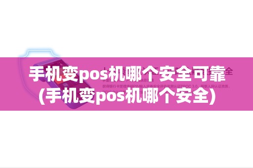 手机变pos机哪个安全可靠(手机变pos机哪个安全)