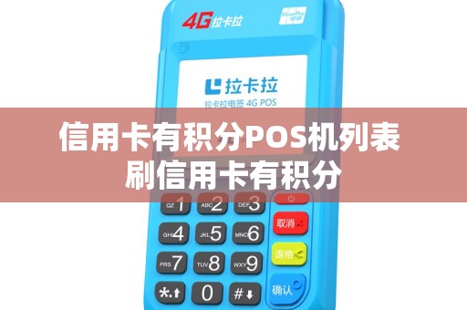 信用卡有积分POS机列表 刷信用卡有积分