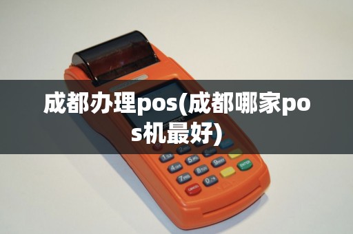 成都办理pos(成都哪家pos机最好)