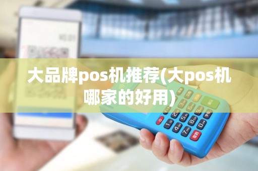 大品牌pos机推荐(大pos机哪家的好用)