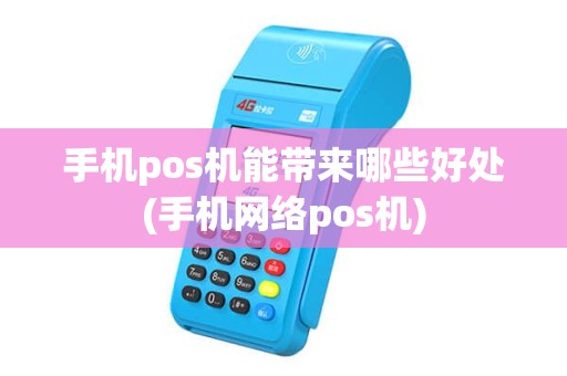 手机pos机能带来哪些好处(手机网络pos机)