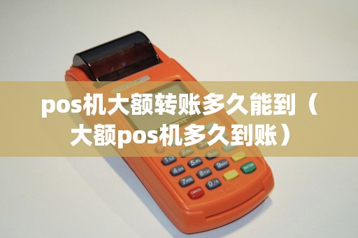 pos机大额转账多久能到（大额pos机多久到账）