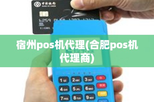 宿州pos机代理(合肥pos机代理商)
