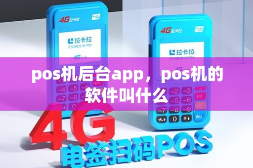 pos机后台app，pos机的软件叫什么