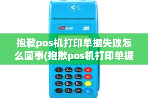 抱歉pos机打印单据失败怎么回事(抱歉pos机打印单据失败)