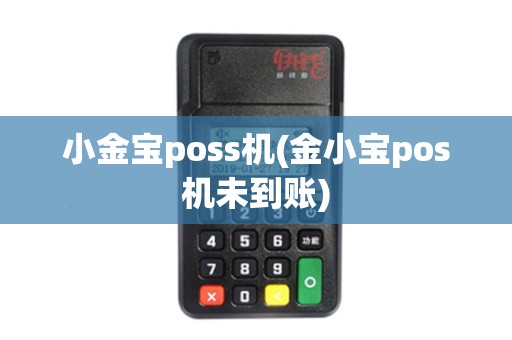 小金宝poss机(金小宝pos机未到账)