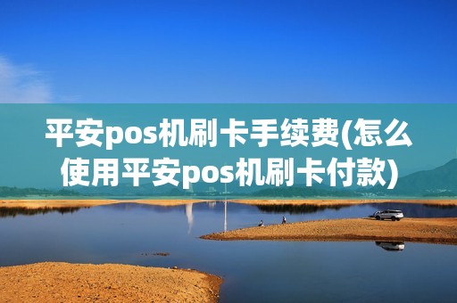 平安pos机刷卡手续费(怎么使用平安pos机刷卡付款)