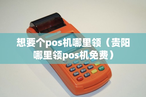 想要个pos机哪里领（贵阳哪里领pos机免费）