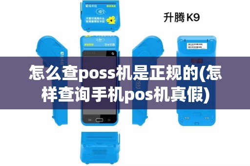 怎么查poss机是正规的(怎样查询手机pos机真假)