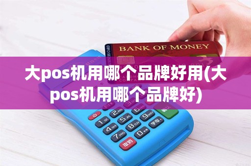 大pos机用哪个品牌好用(大pos机用哪个品牌好)