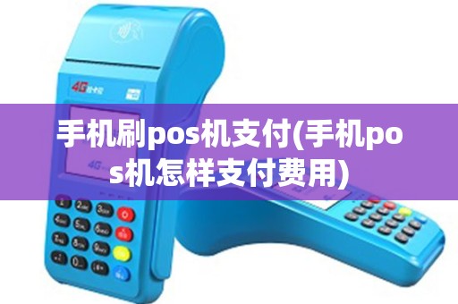 手机刷pos机支付(手机pos机怎样支付费用)
