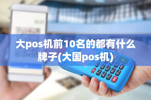 大pos机前10名的都有什么牌子(大国pos机)